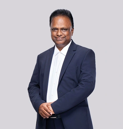 Portrait of Mr. Velusamy R, President - Automotive Technology & Product Development, Mahindra Group, Group Executive Board Member, and Joint MD, Mahindra Electric. Mr. Velusamy R, President - Automotive Technology & Product Development, Mahindra Group, Group Executive Board Member, Joint Managing Director, Mahindra Electric Automobile Limited