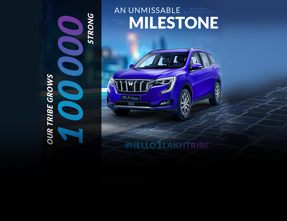 The Mahindra XUV700 tribe grows to 1 lakh strong in record time